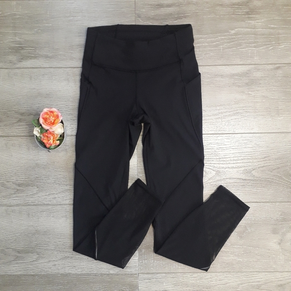 Lululemon | Jet Black mesh leggings - Picture 9 of 15